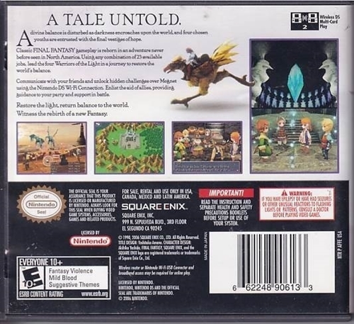 Final Fantasy 3 - Nintendo DS (B Grade) (Genbrug)